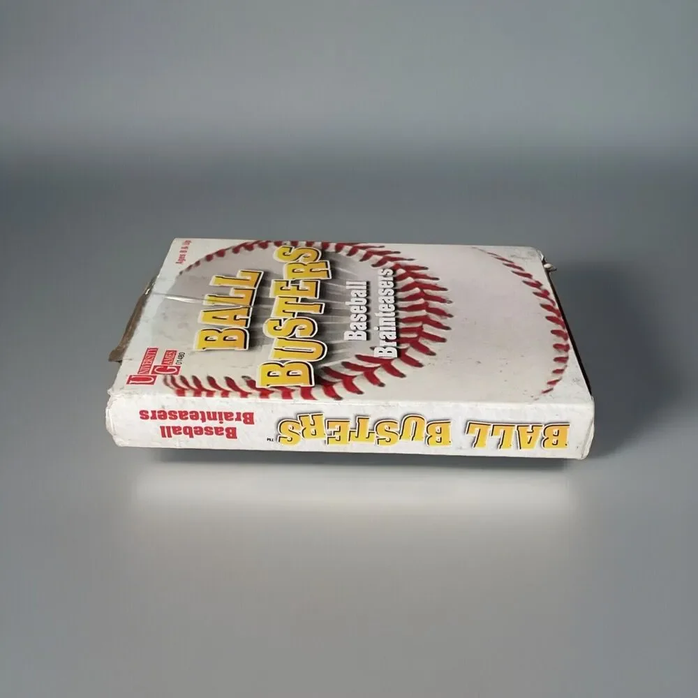 University Games Sealed Ball Busters Baseball Brainteasers and Trivia, 55 Cards